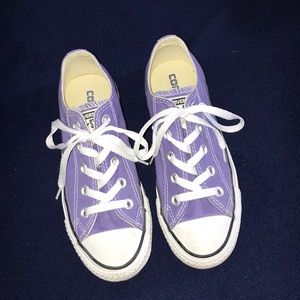 Purple women’s converse